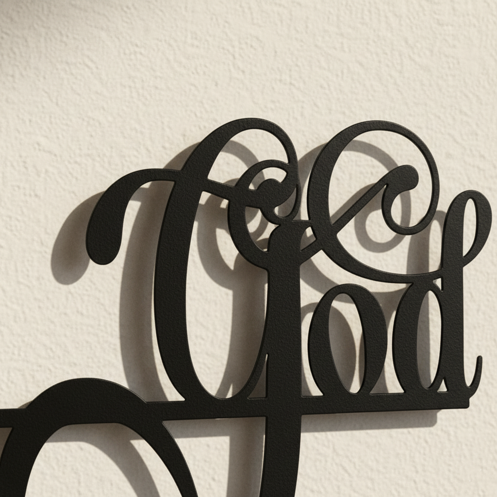 With God, All Things Are Possible – Metal Wall Art