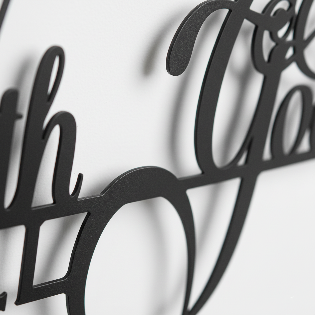 With God, All Things Are Possible – Metal Wall Art