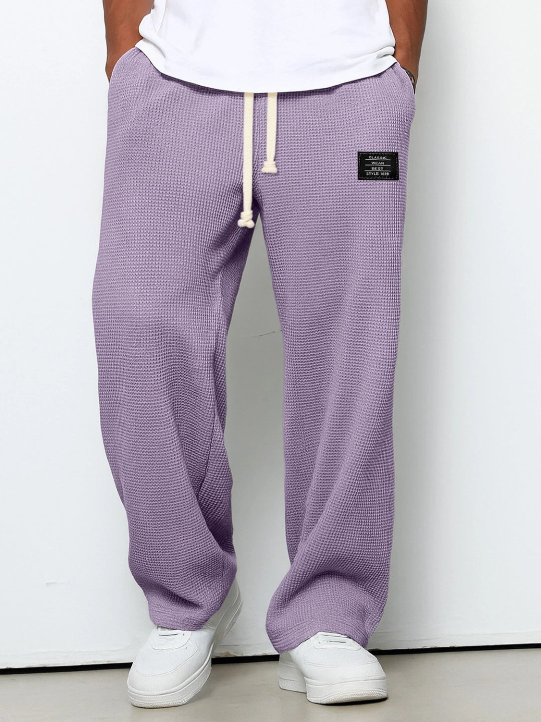 Men's Lightweight Waffle Knit Summer Pants