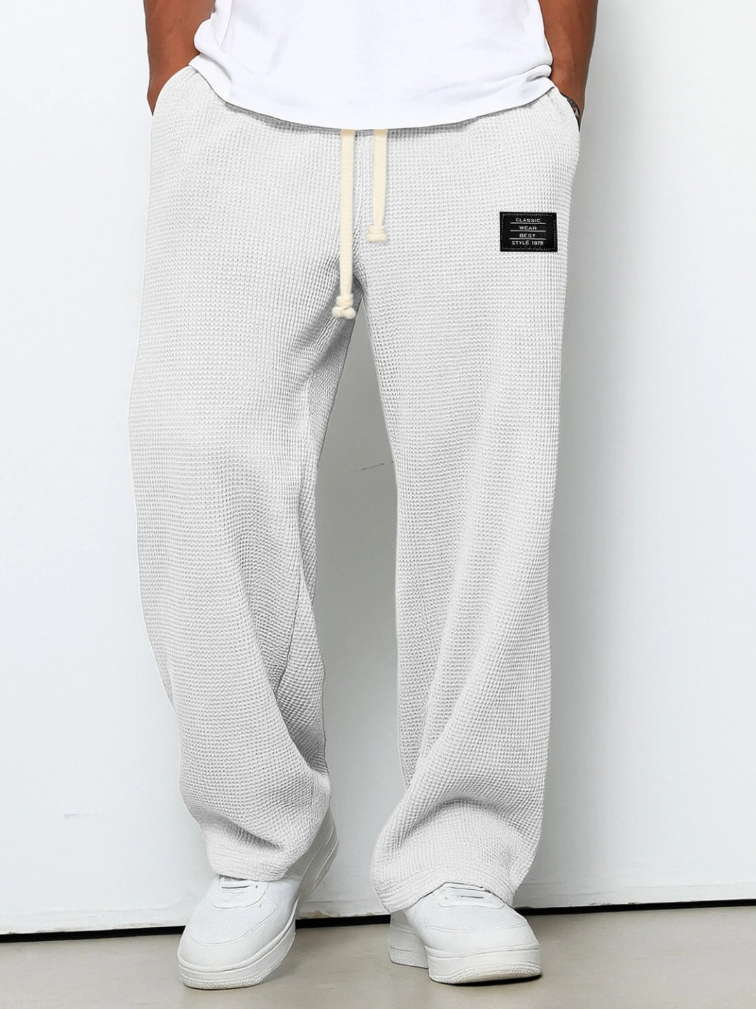 Men's Lightweight Waffle Knit Summer Pants