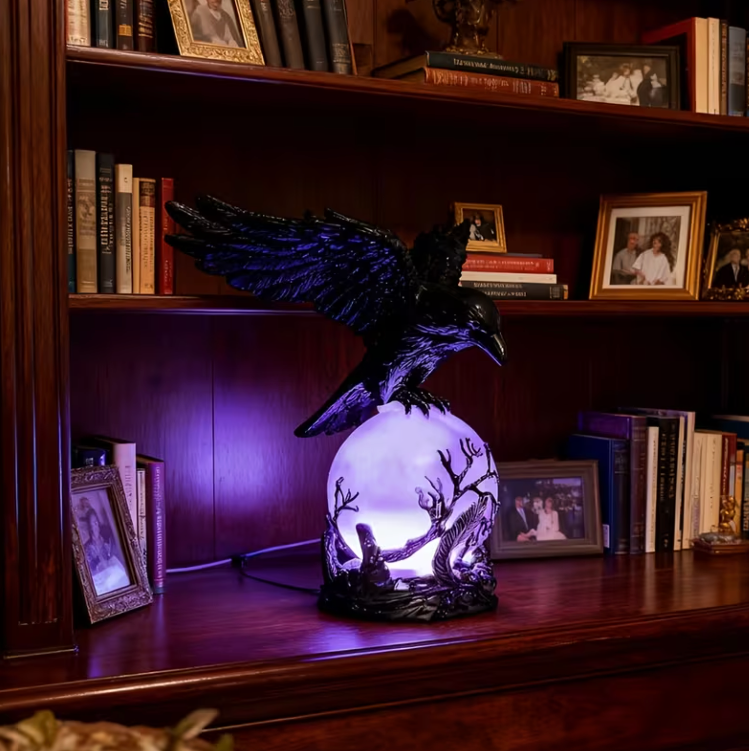 Gothic LED Lamp Moonlight Ofthe Crow