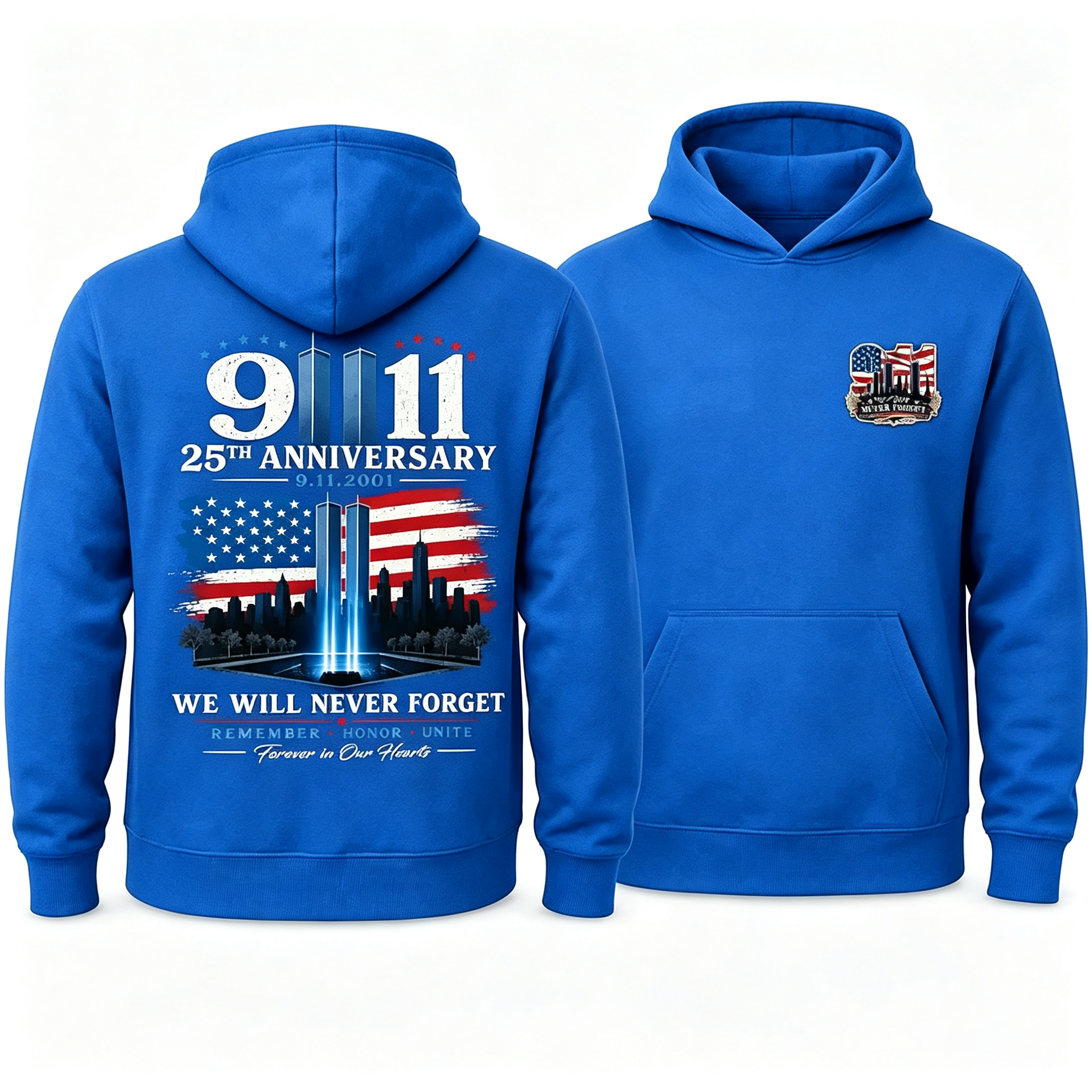 Never Forget September 11 T-Shirt/ Hoodie