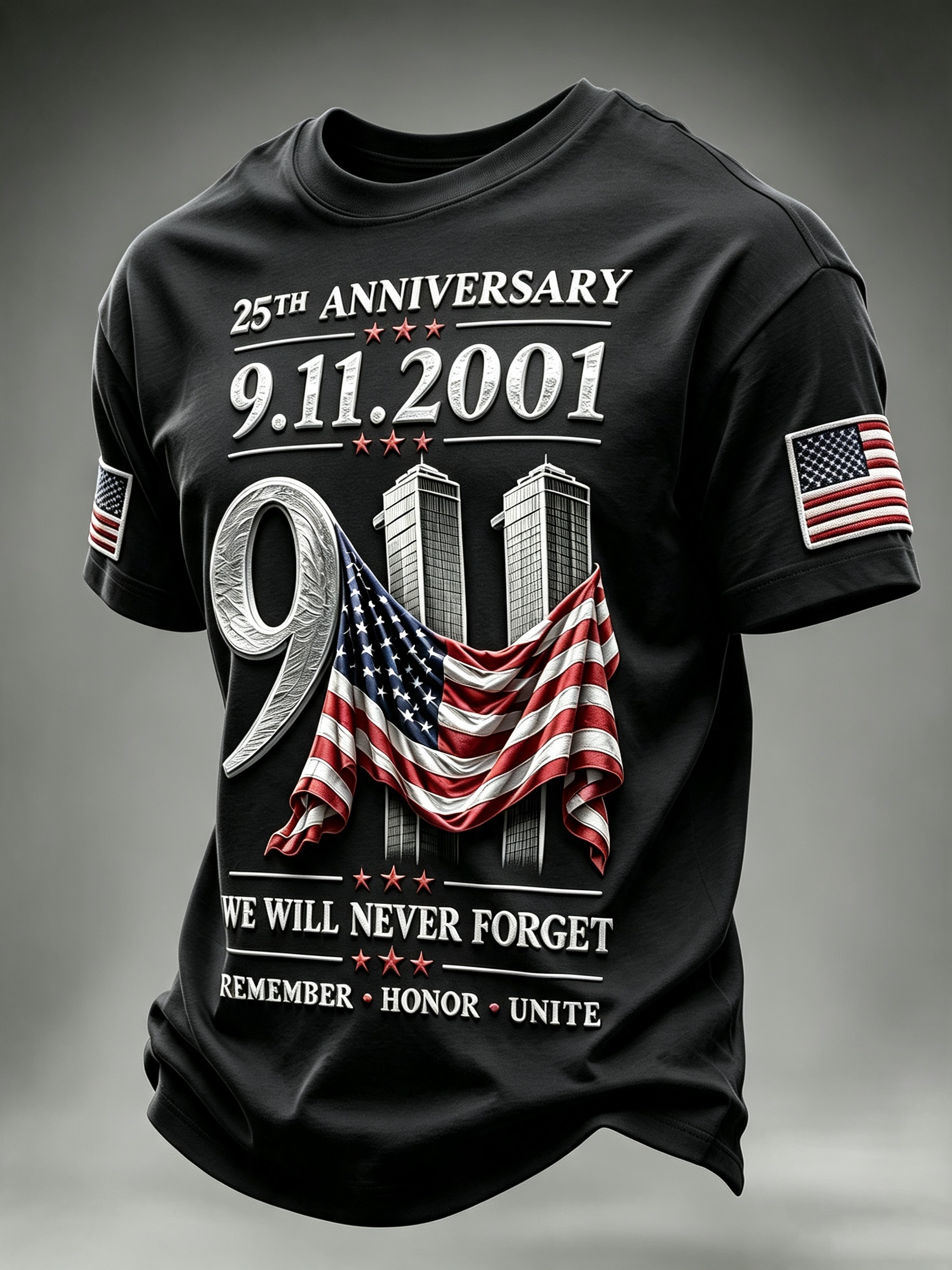 Men's America Printed T-shirt