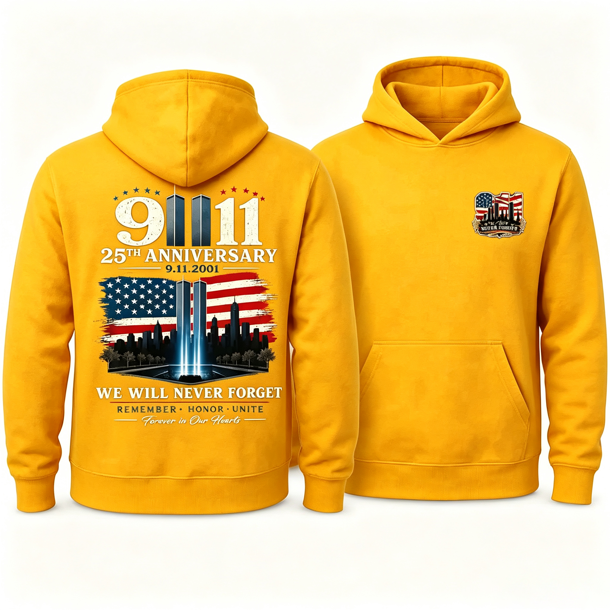 Never Forget September 11 T-Shirt/ Hoodie