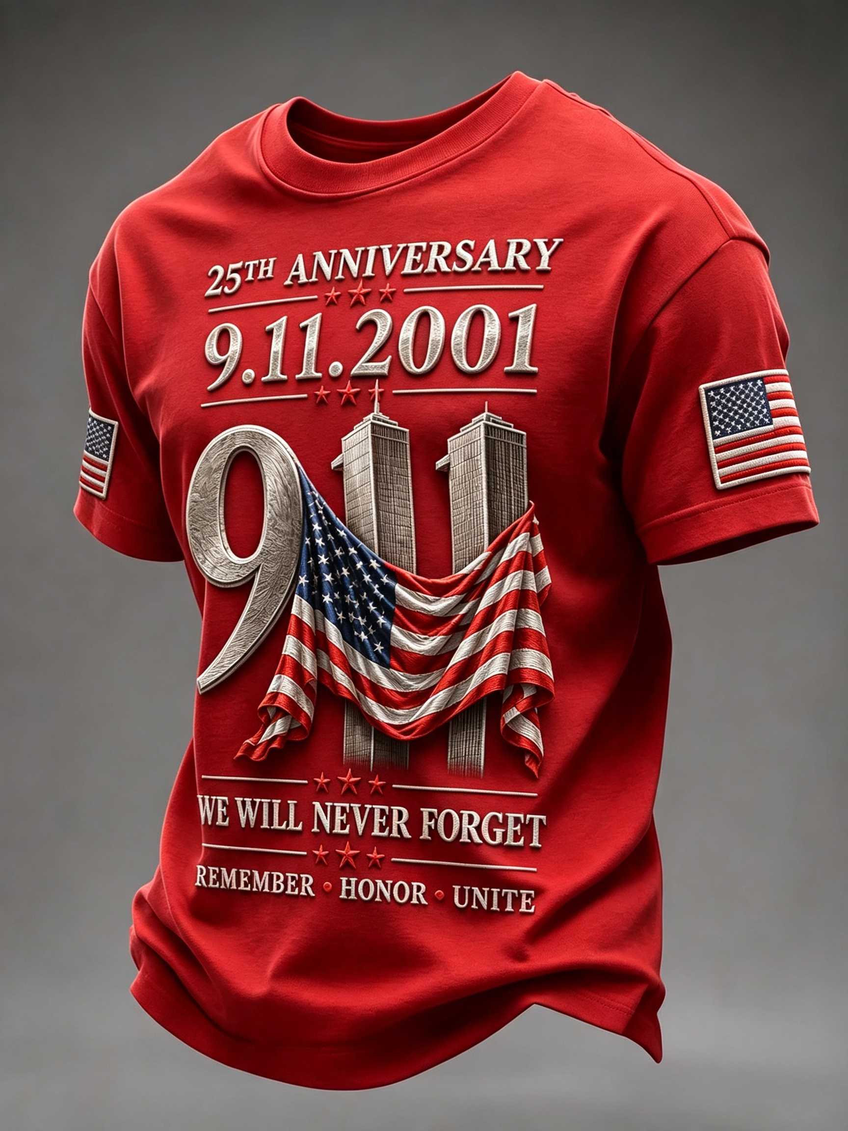 Men's America Printed T-shirt