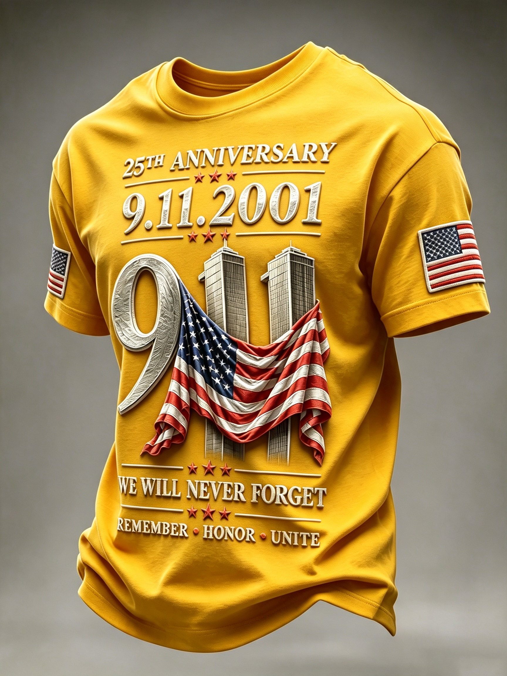 Men's America Printed T-shirt
