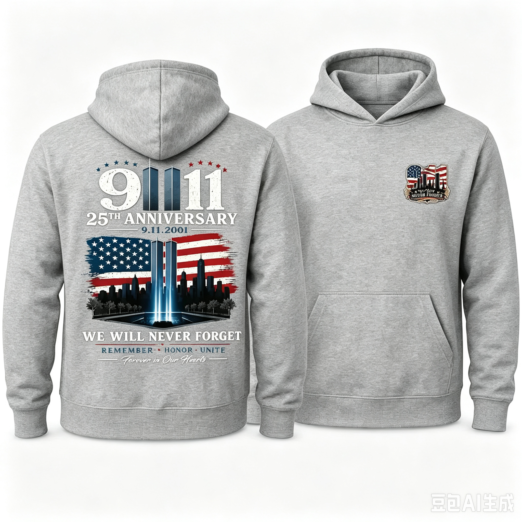 Never Forget September 11 T-Shirt/ Hoodie