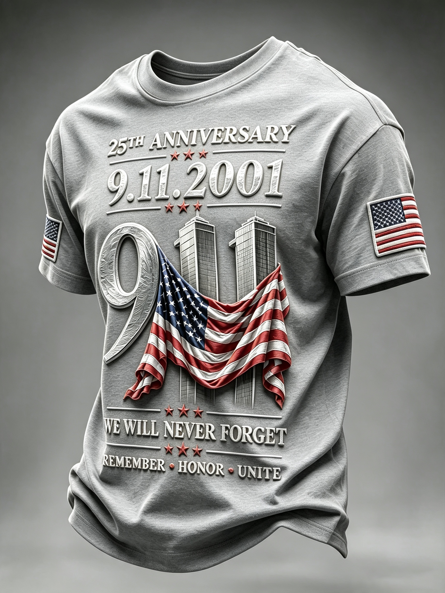 Men's America Printed T-shirt