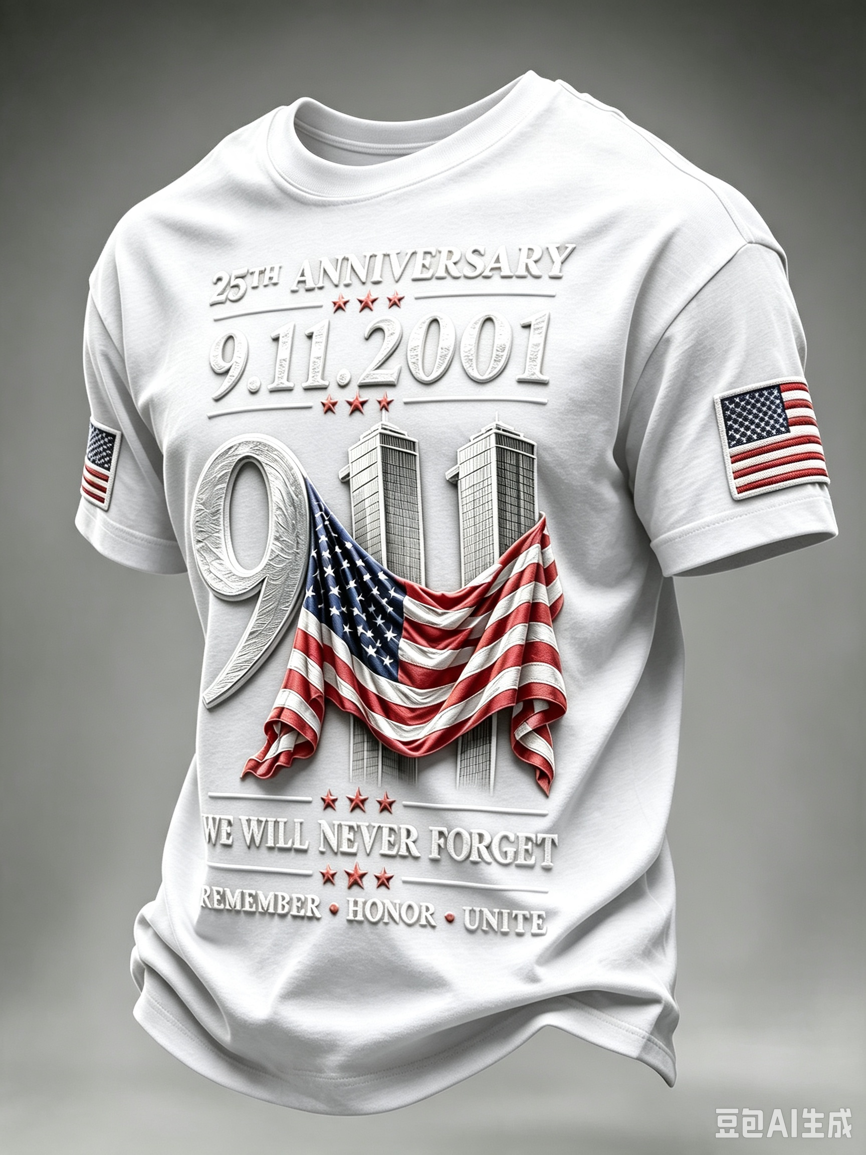 Men's America Printed T-shirt