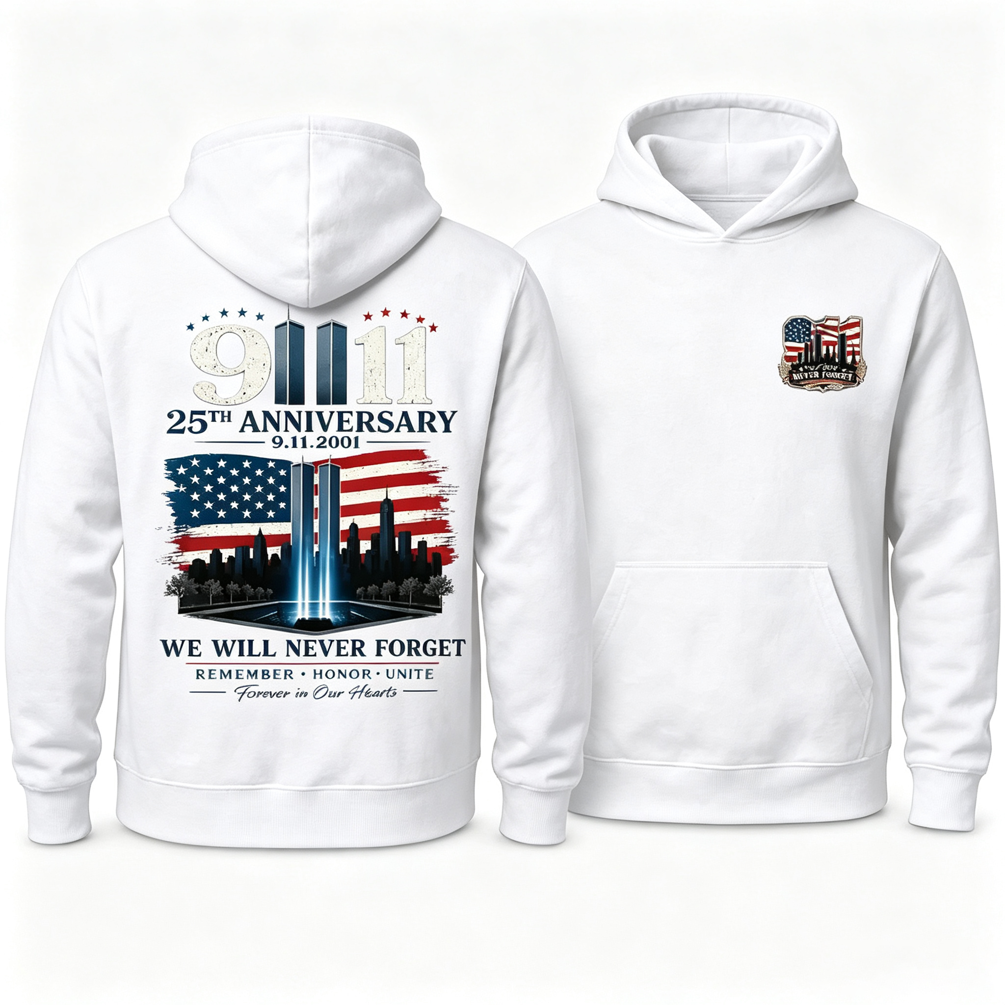 Never Forget September 11 T-Shirt/ Hoodie