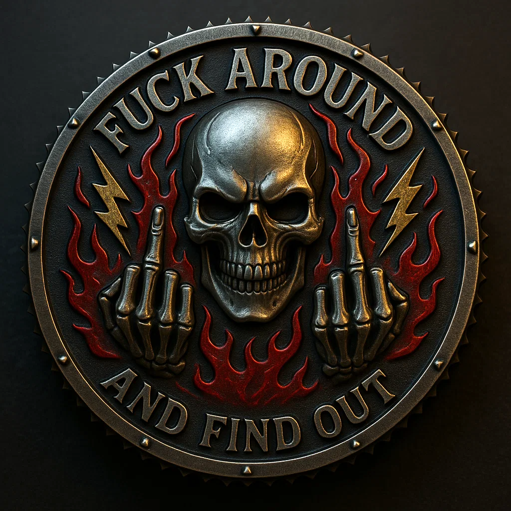💀 “F.A.F.O.” Challenge Coin – STAY READY, ALWAYS 🔥