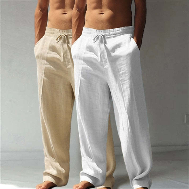 Men's Linen Beach Pants 