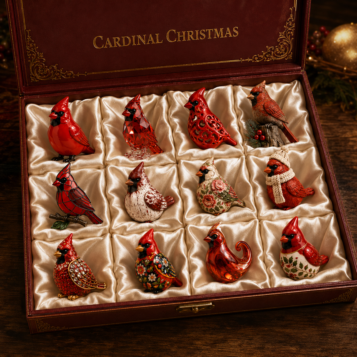 🔥Cardinal Christmas 24-Day Countdown Calendar
