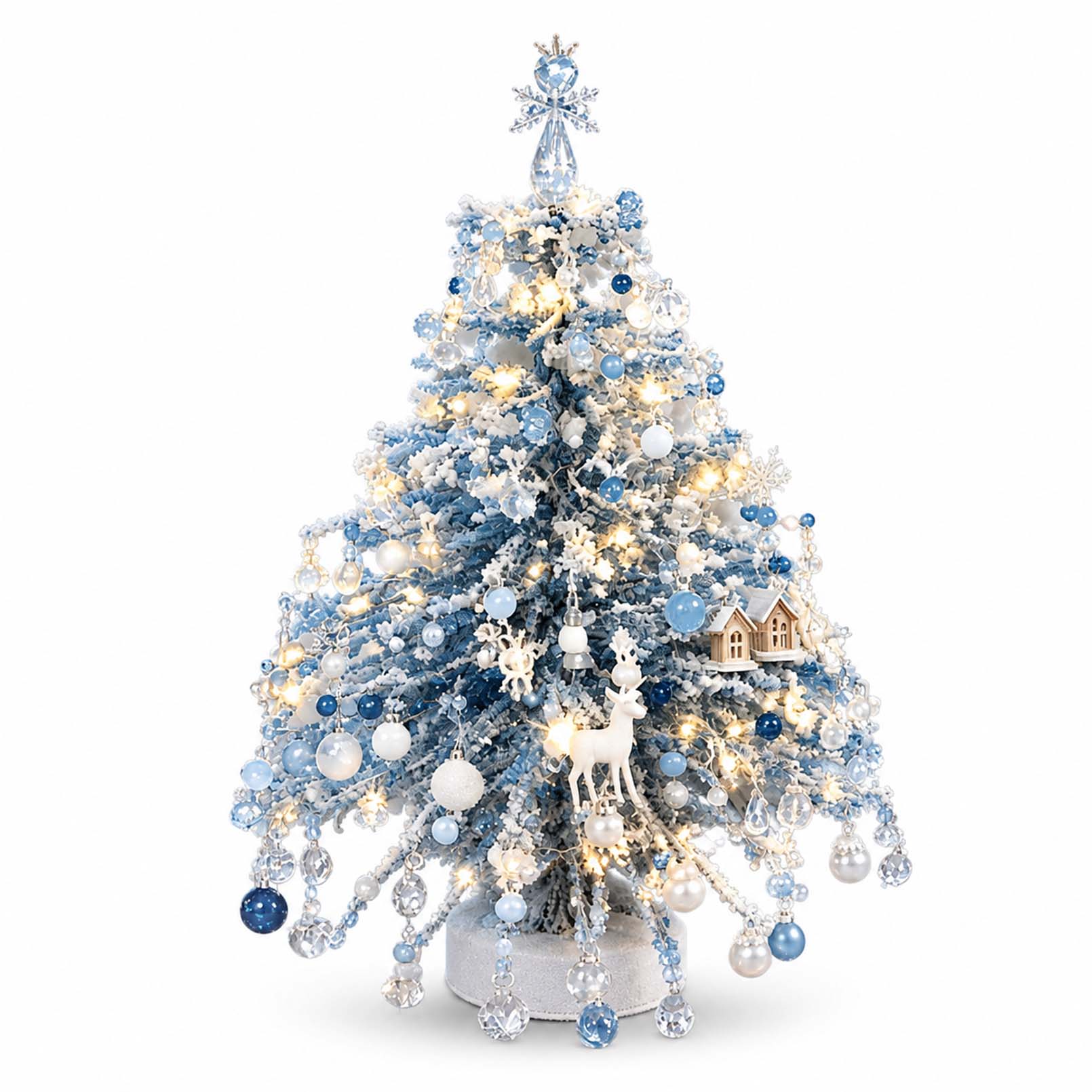 DIY Beaded Christmas Tree Ornament Craft Kit