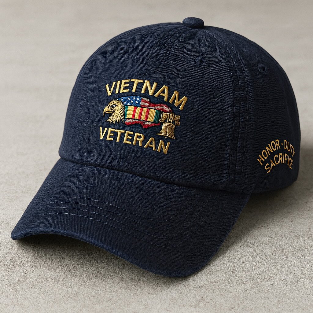 🔥BUY 3 FREE SHIPPING - Vietnam Veteran Honor Dad Hat