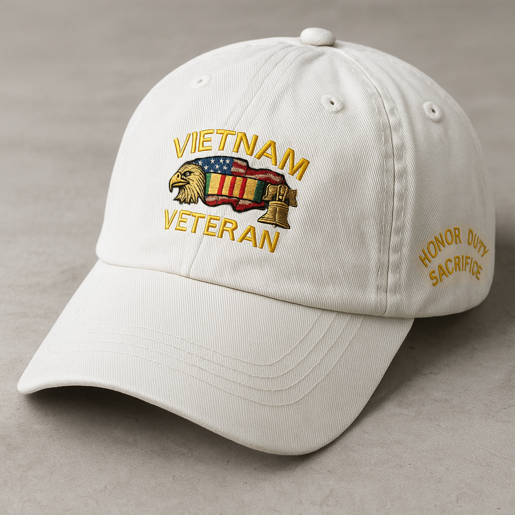 🔥BUY 3 FREE SHIPPING - Vietnam Veteran Honor Dad Hat