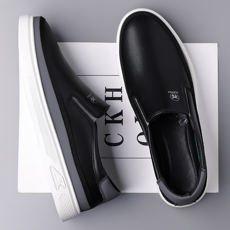 Men's Fashion Calfskin Leather Shoes