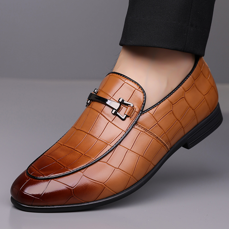 Men's Fashion Calfskin Leather Shoes