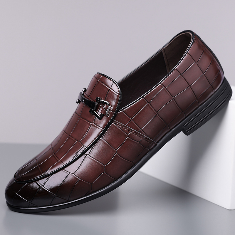 Men's Fashion Calfskin Leather Shoes