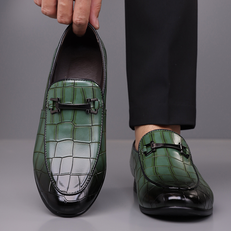 Men's Fashion Calfskin Leather Shoes