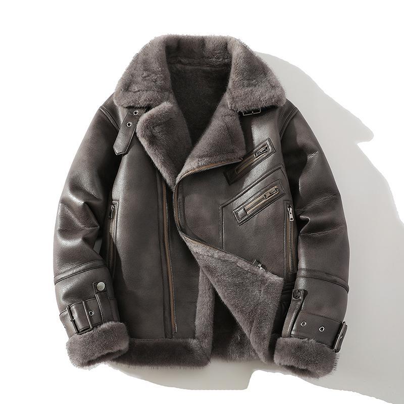 The Flying Tigers Men's Sheepskin Bomber Jacket Luc. 107