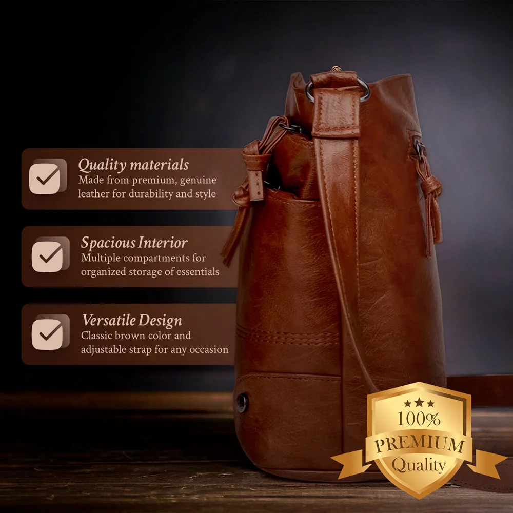 Women's Calfskin Leather Shoulder Bag