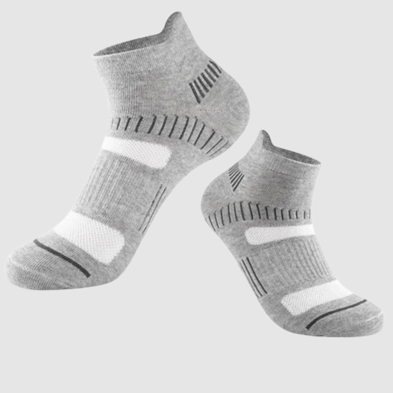 Men's 5 Pairs Socks Ankle Socks Running Socks Black White Color Color Block Casual Daily Medium Spring, Fall, Winter, Summer Stylish