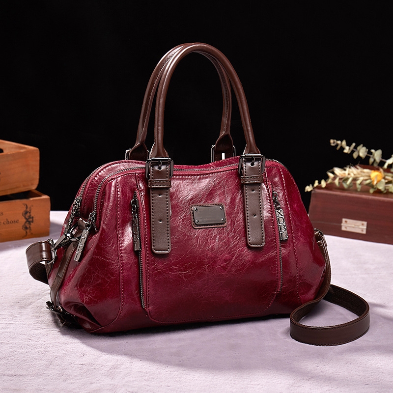 Women's Calfskin Leather Shoulder Bag