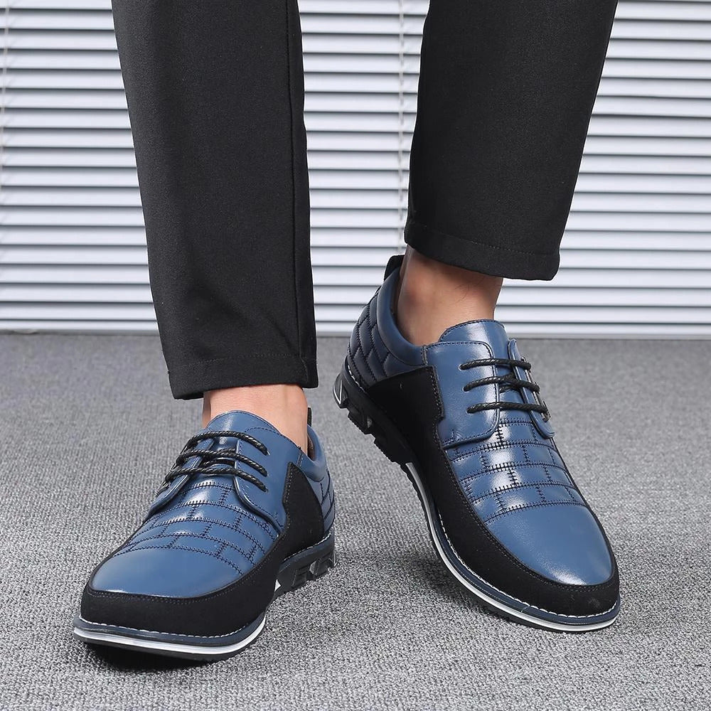 Men's Fashion Calfskin Leather Shoes
