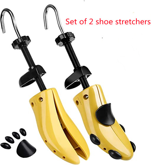  Stretcher Shoe Trees, Adjustable Length & Width for Men