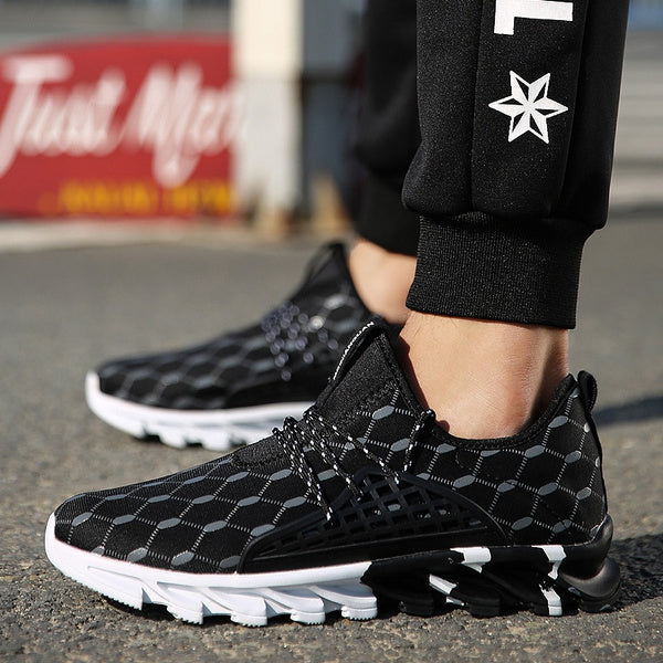 Last Day 50% OFF🔥Men's Comfortable Arch Support Walking Shoe Blade Cushioned Sneakers