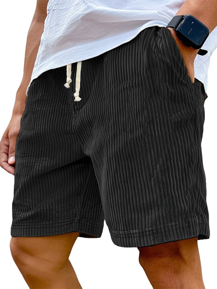 Men's Corduroy Casual Shorts