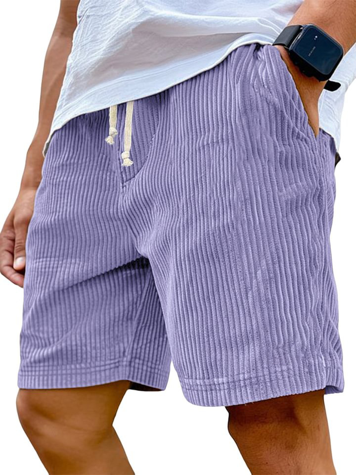 Men's Corduroy Casual Shorts