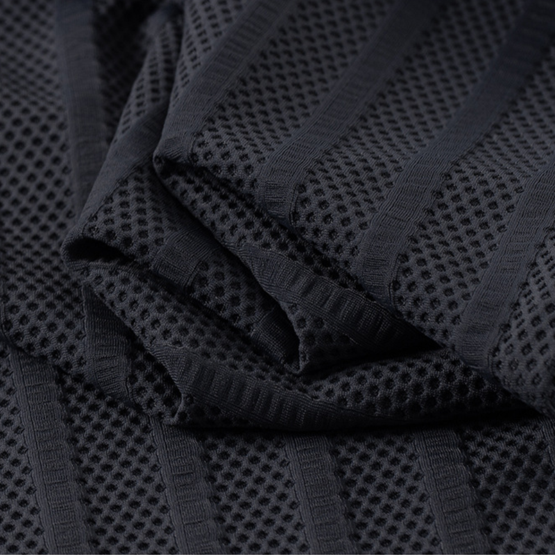 Men's summer ice silk round neck short sleeve T-shirt