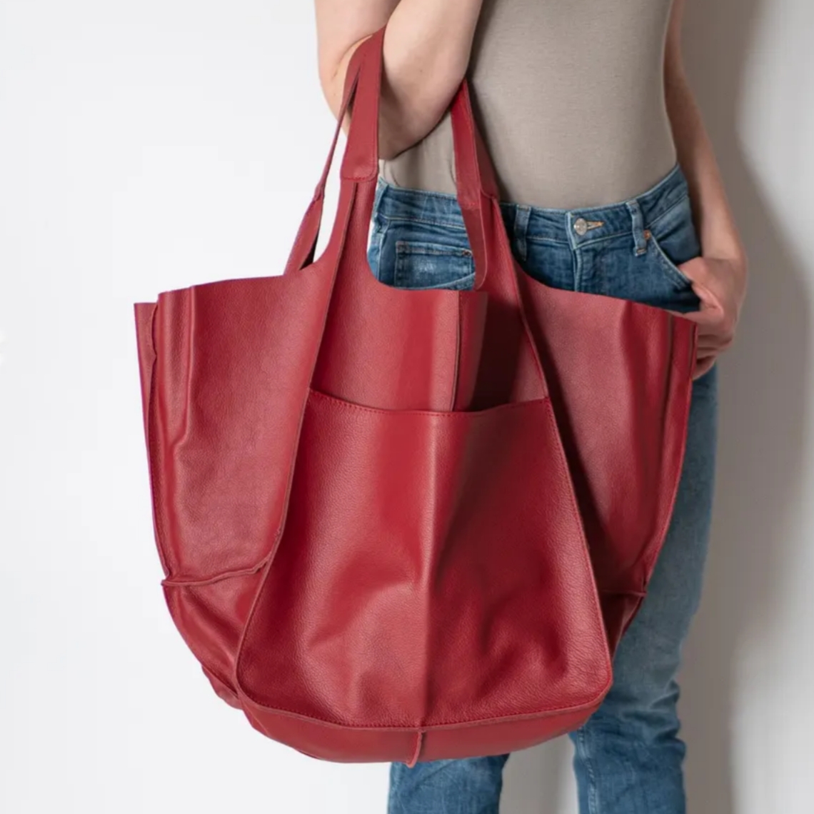 Damen-Shopper aus Kalbsleder