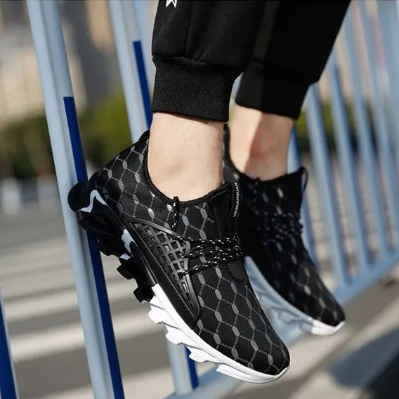 Last Day 50% OFF🔥Men's Comfortable Arch Support Walking Shoe Blade Cushioned Sneakers