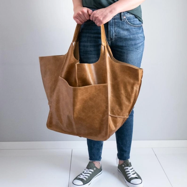 Damen-Shopper aus Kalbsleder