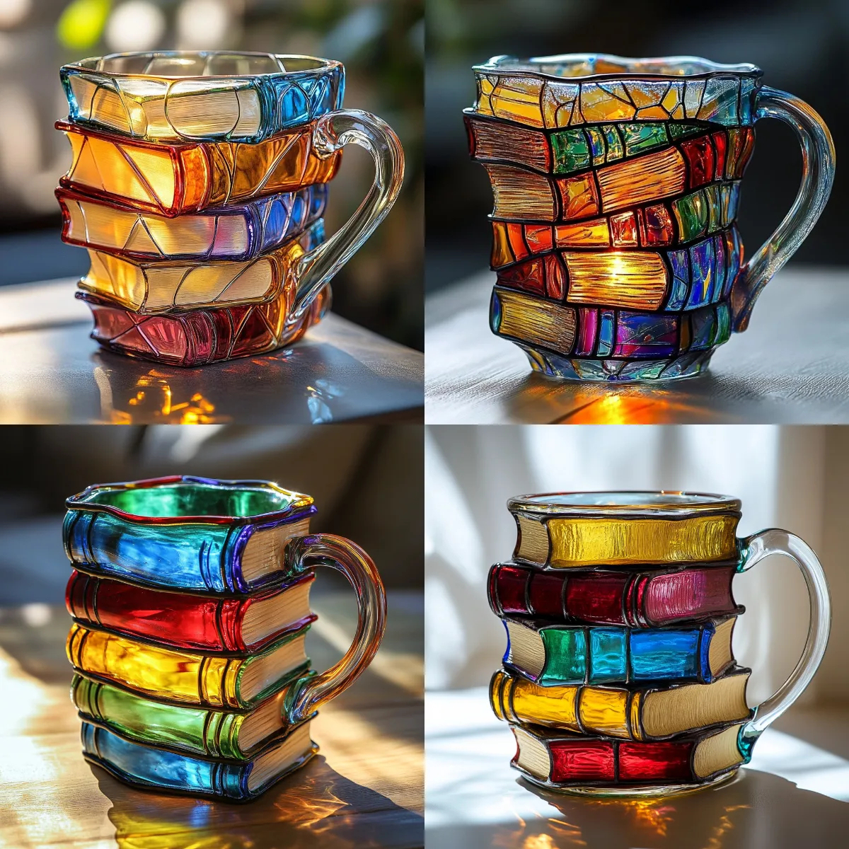 Bemalte Buchtasse
