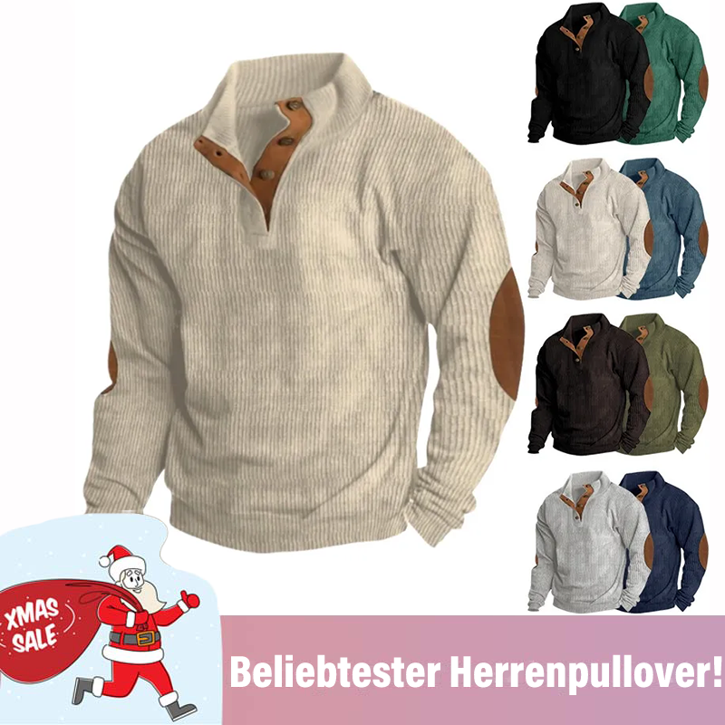 🔥Weihnachtsangeboteya-Langärmliges Outdoor Sweatshirt mit Stehkragen 
