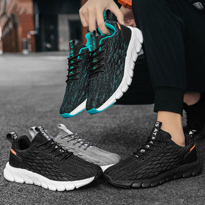 Neue modische Fly-Strick-Sneaker für Herren