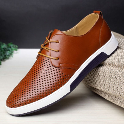 Atmungsaktive Business-Lederschuhe für Herren