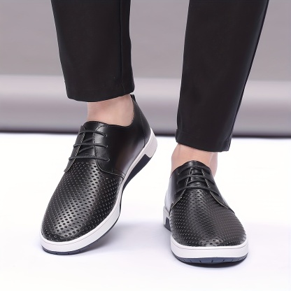 Atmungsaktive Business-Lederschuhe für Herren