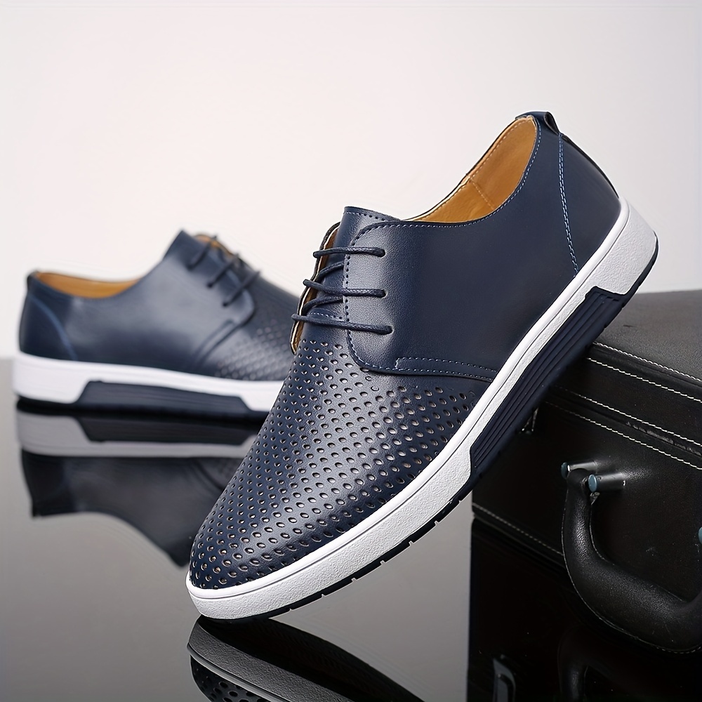 Atmungsaktive Business-Lederschuhe für Herren