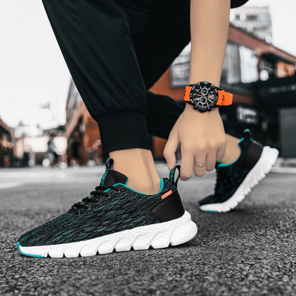 Neue modische Fly-Strick-Sneaker für Herren