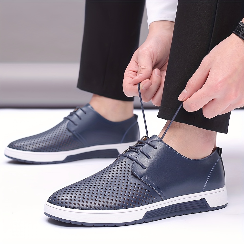 Atmungsaktive Business-Lederschuhe für Herren