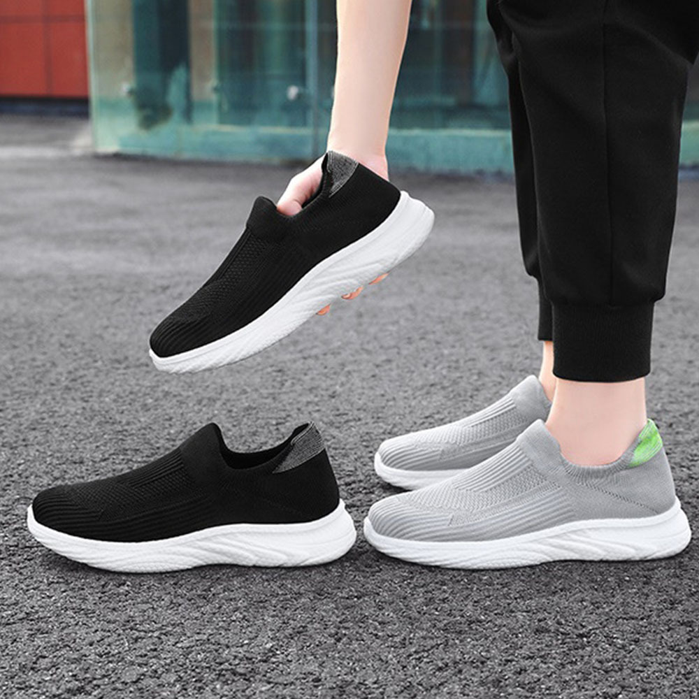 Neue Fly-Strick-Sneaker mit weicher Sohle