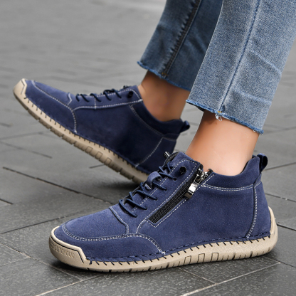 ⏰LETZTER TAG – 70 % RABATT🛒 Herren Leder-Freizeitstiefel – Bequeme Outdoor-Schuhe für Alltag und Autofahren