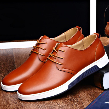Atmungsaktive Business-Lederschuhe für Herren
