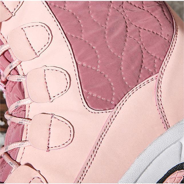 Winterverdickte und samtige High-Top-Schneestiefel für Damen