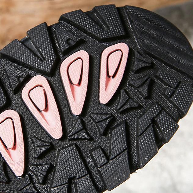Winterverdickte und samtige High-Top-Schneestiefel für Damen